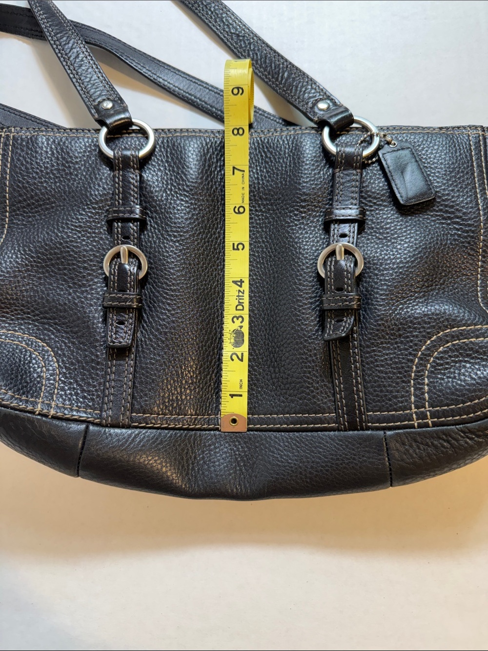 Coach Chelsea Classic Pebble Leather Shoulder Bag
Coach style D1051-F12339 - Picture 12 of 13